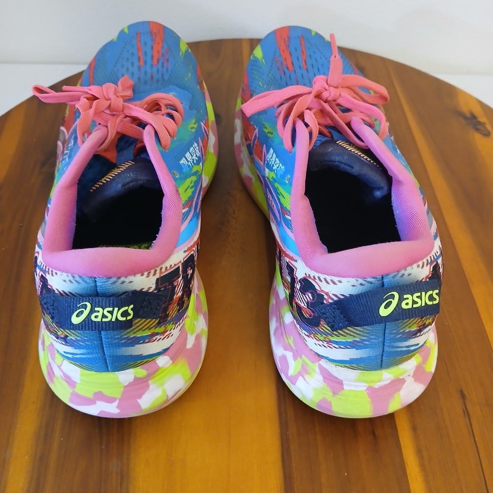 Asics Noosa Tri 13 Womens 7 Blue Pink Running Shoes Sneakers 1012A898 - Picture 4 of 8